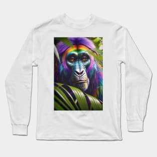 Rainbow Ape Long Sleeve T-Shirt